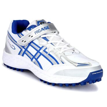 Proase CG002 Cricket Shoes (White/Blue)