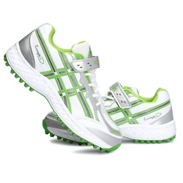 Proase CG002 Cricket Shoes (White-Green)