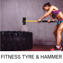 Fitness tyre & Hammer