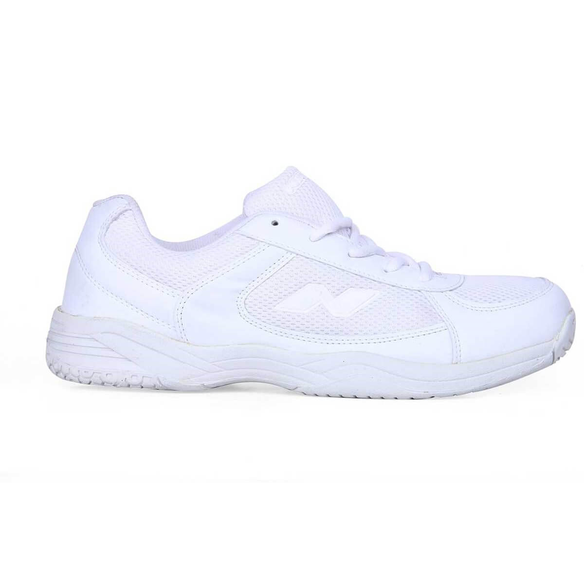 Nivia Mens School Shoes With Lace (White-406) – Sports Wing | Shop on