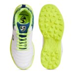 SG Savage Cricket Shoes (White/Royal Blue/Lime)