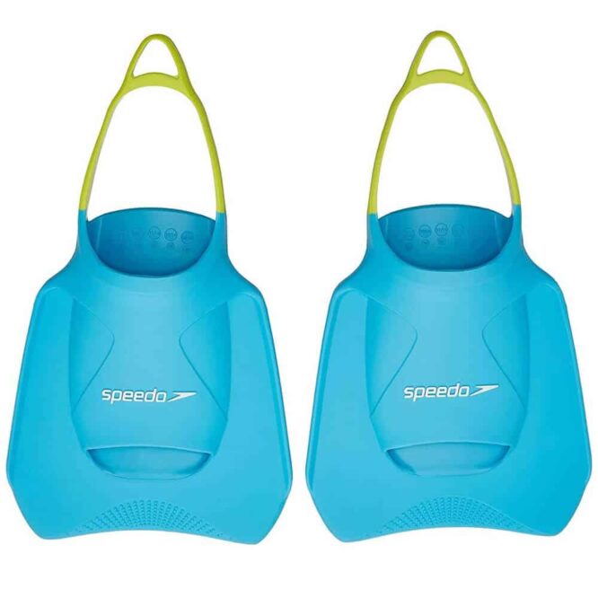 Speedo Biofuse Competitive Fitness Fin, Small, Pack of 2 (Blue/Green)