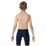 Speedo Boom Splice Swimming Jammer for Boy's (Navy/Bright Zest)