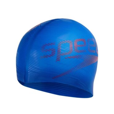Speedo Slogan Print Cap For Unisex Adult (Blue/ Red) 1 Size