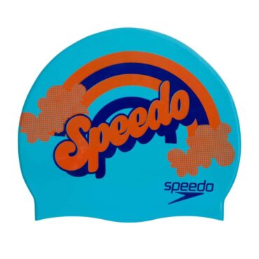 Speedo Slogan Printed Cap ( Navy/ Orange) 1 Size