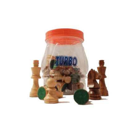 Turbo Chess Coin Crown Wooden