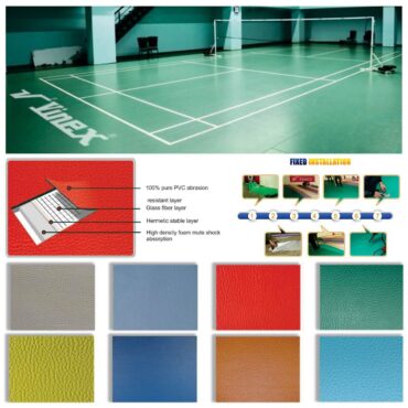 Vinex Badminton Synthetic Court Flooring