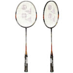 Yonex Nanospeed 66 Badminton Racquet (Black-Orange)