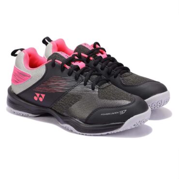 Yonex SHB37EX Power Cushion Badminton Shoes (Black/Pink)