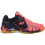 Yonex Super Ace Light 2 Badminton Shoes (Neon CoralBlack) (1)