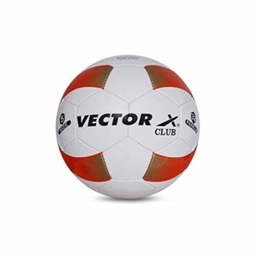 Vector-X Club Football (Size 3, 4. 5-White)