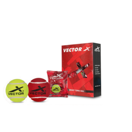 Vector X Cricket Tennis Ball (Pack of 12 Balls)