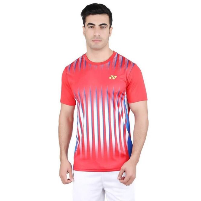 YONEX 1704 COC Series Badminton Tshirt (High Risk Red/Turkish Sea)