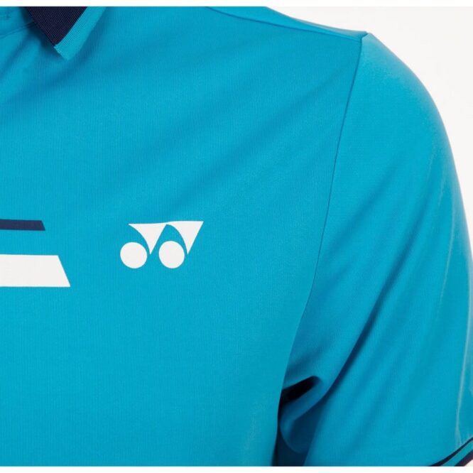 Yonex Badminton Polo T Shirt for Junior (Cyan Blue)