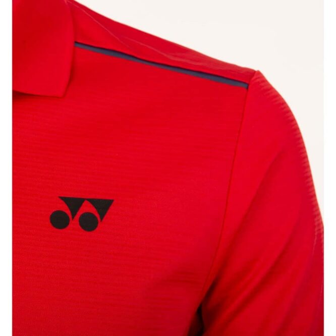 Yonex Badminton Polo T Shirt for Junior (High Risk Red)