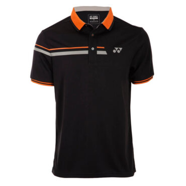 Yonex Badminton Polo T Shirt for Junior (Jet Black)