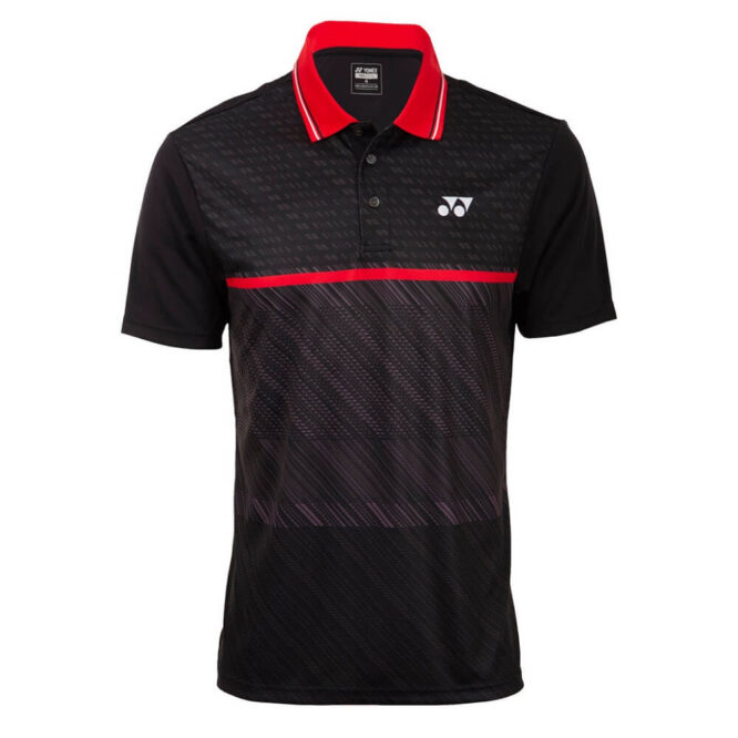 Yonex Badminton Polo T Shirt for Junior (Jet Black)