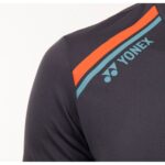 Yonex Badminton Round Neck T Shirt for Junior (Black Periscope)