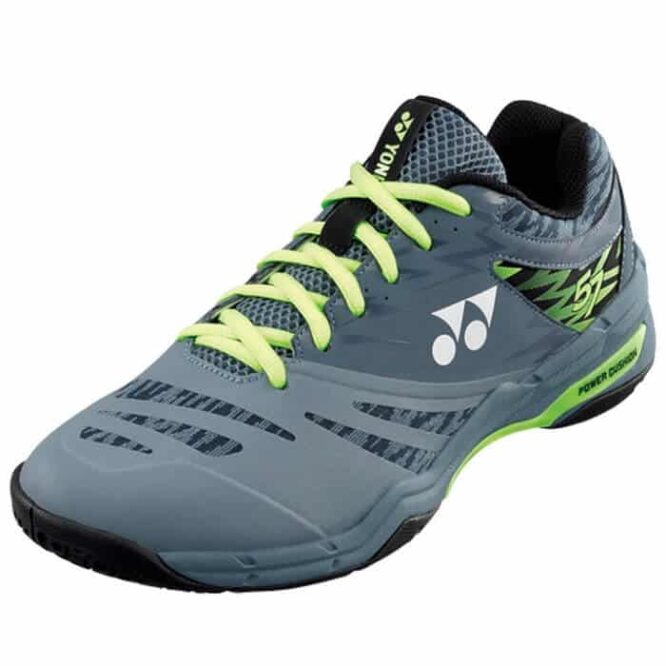 Yonex SHB 57 Ex Power Cushion Badminton Shoes (Blue/Grey)