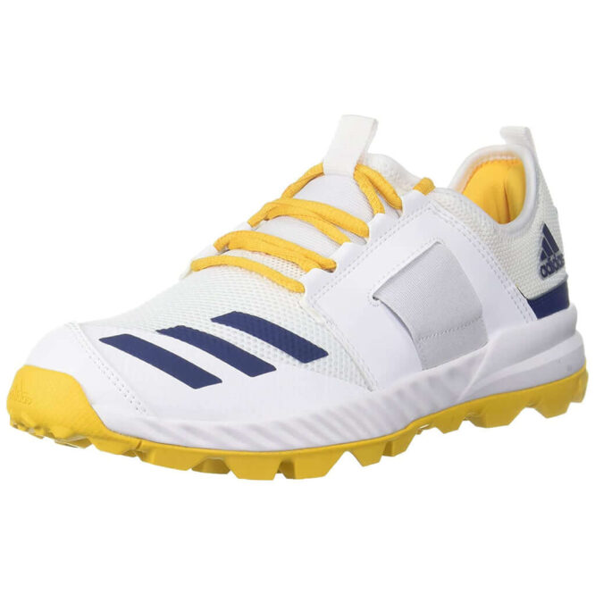 Adidas Cricup 21 Cricket Shoes (FTWWHT/TECIND/ACTGOL)