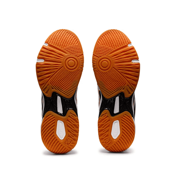 Asics Gel Rocket 10 Badminton Shoes Black Shocking Orange1 2 1 1