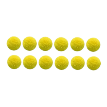 NAVEX Ball Badminton Woolen Ball (12 PC)