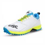 DSC Jaffa 22 Cricket Shoes (White/Lemon Yellow)