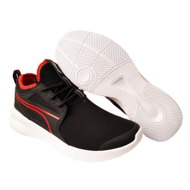 Li-Ning Culture Professional Basketball Shoes (Black/Crimson White)