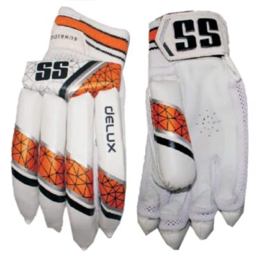 SS Deluxe RH Batting Gloves (WhiteGreen)