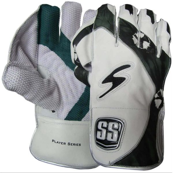 SS Player Series Wicket Keeping Gloves (White/Black)