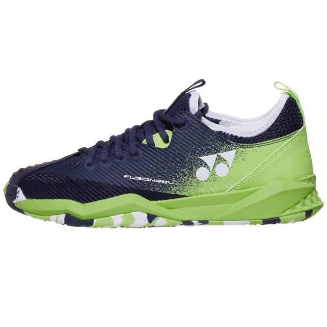 Yonex PC Fusion Rev 4 Tennis Shoes (Lime/Navy)