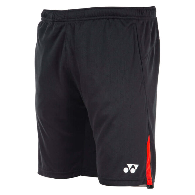 Yonex SM-Q017 1955 Badminton Shorts (Jet Black/Fiery Red/White)