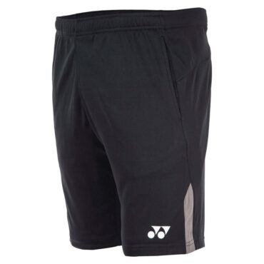 Yonex SM-Q017 1955 Badminton Shorts (Jet Black/Steel Grey/White)