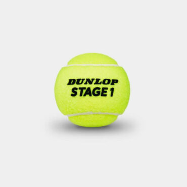 Dunlop Stage 1 Tennis Ball (4 Cans-12 balls)