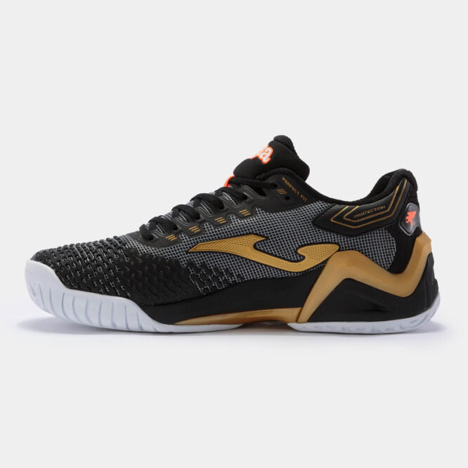 Joma Ace Pro Men's Tennis Shoes (Black-Gold)