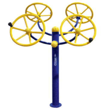 Metco Arm Shoulder Wheel Outdoor Gym (Four Wheels)