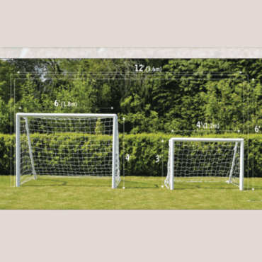 Metco Fixed Football Goal Post 50mm (4'x3') Pcs