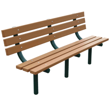 Metco Park Bench (5ft. Wide) With Back Support