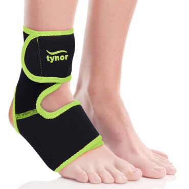 Tynor Neo Ankle Support (Orange & Green)