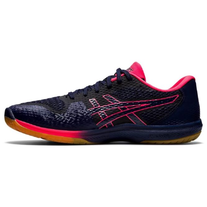 Asics Rote Japan Lyte Ff 2 Volleyball Shoes (Peacoat-Diva Pink)