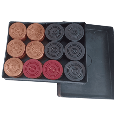 Astro Wooden 24 Carrom Coins