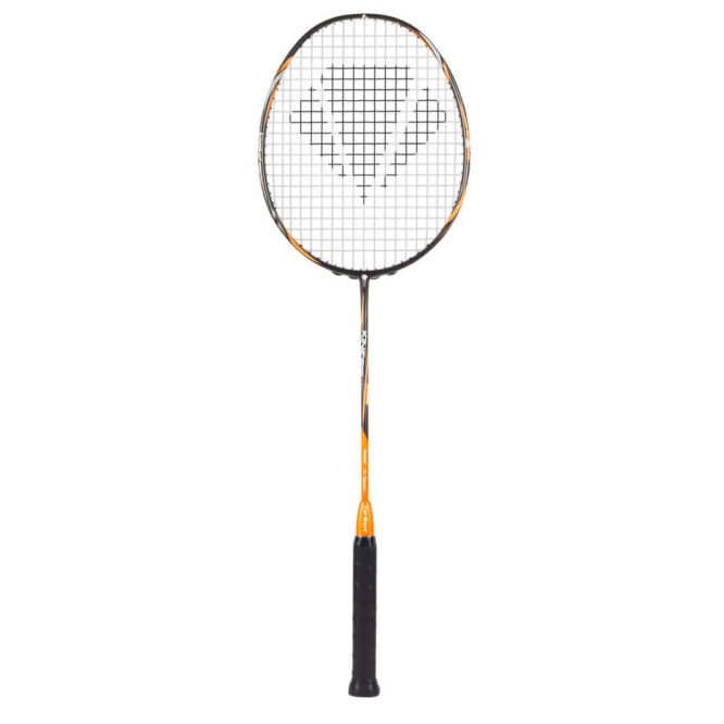 Carlton Kinesis Ultra S-Pro Badminton Racquet (Black/Orange-Unstrung)