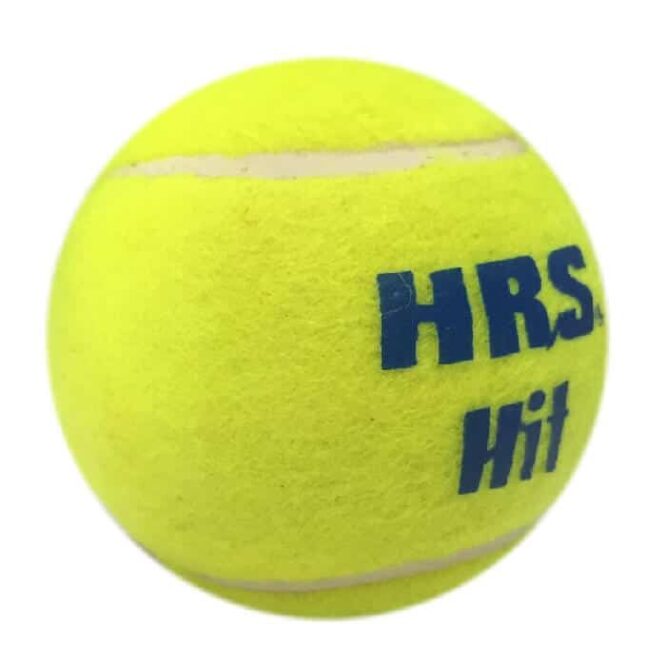 HRS Hit Cricket Tennis Ball (Yellow, Pack of 6)