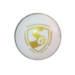 SG Shield 30 White Cricket Leather Ball