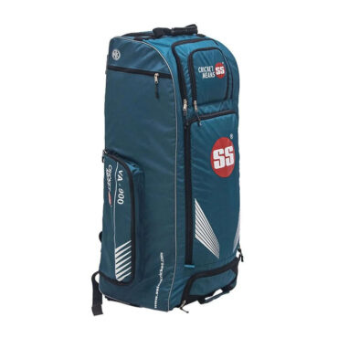 SS VA900 Duffle Cricket Kit Bag (Black/Cyan)