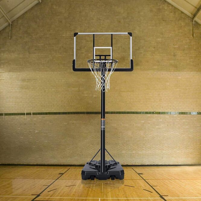 Vector X Basketball Stand and Board with Adjustable Pole