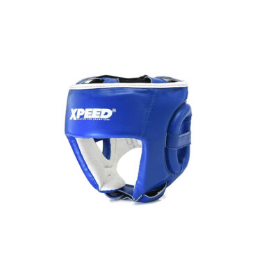 Xpeed Xp103 Leather Contest Headguard (Blue)