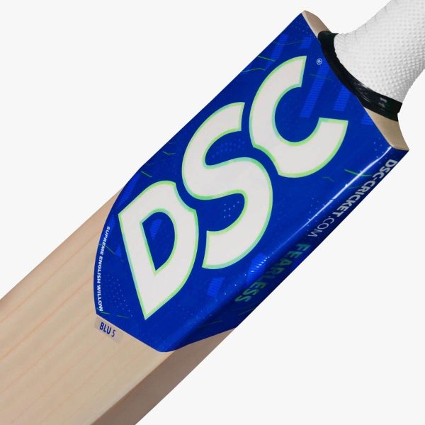 DSC BLU 5 English Willow Cricket Bat (With Cross Weave Tape)