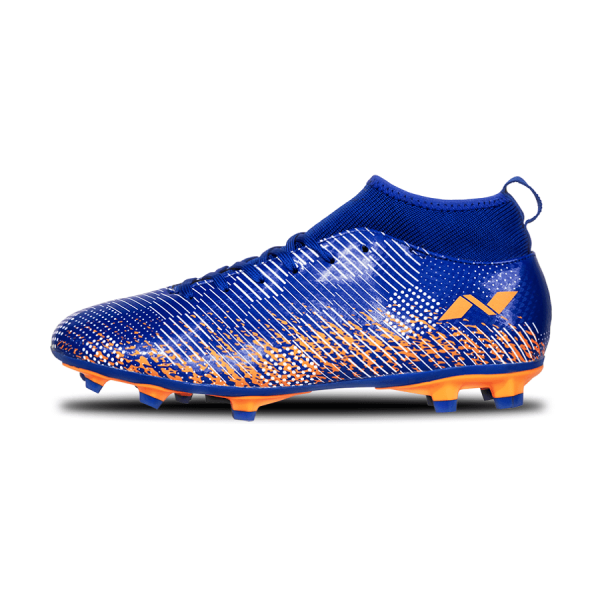 Nivia Pro Encounter 9.0 Football Studs ( Blue/ Orange)
