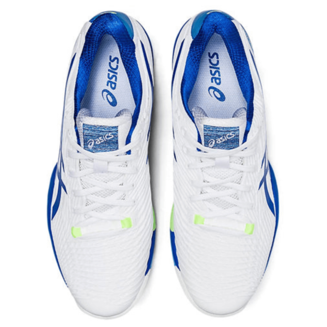 Asics Solution Speed Ff 2 Tennis Shoes (White/Tuna Blue) P1